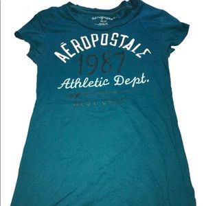 Aeropostale Graphic Blue Tee